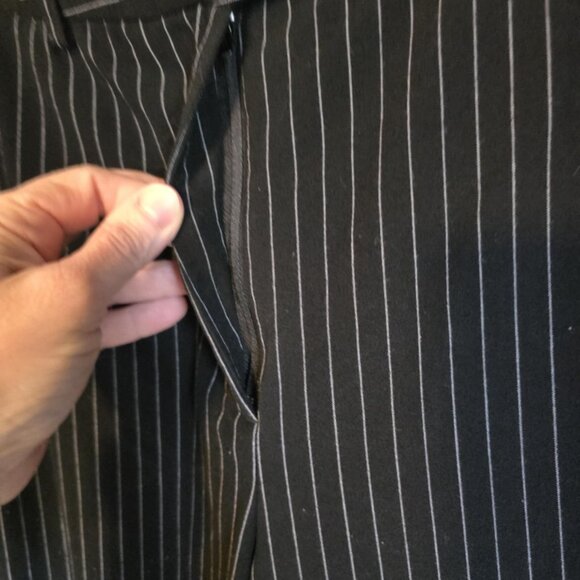 EUC Merona Pin-Stripe Wide Leg Slacks - Picture 5 of 6